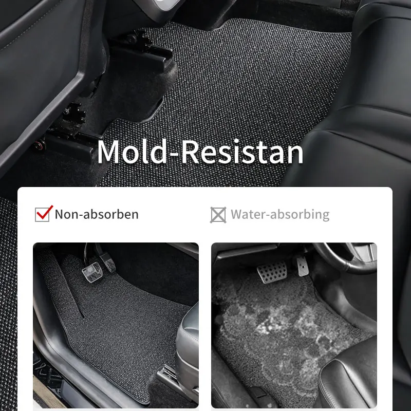 Anjuny Premium Tesla Model Y Floor Mats  universal   floor mats car