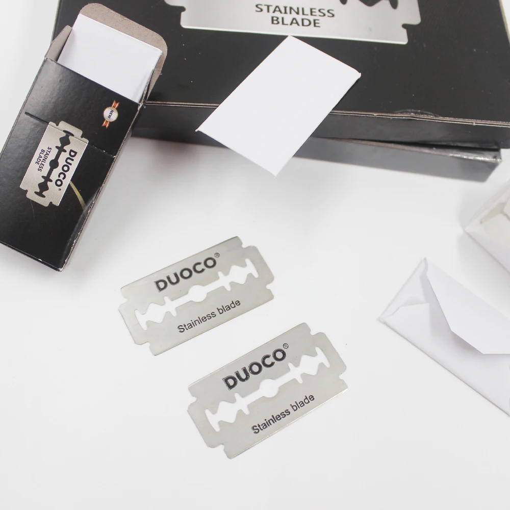 Double Edge Disposable Razor Blade for Men Daily Use Safety Stainless Steel Strip Salon-Grade Product