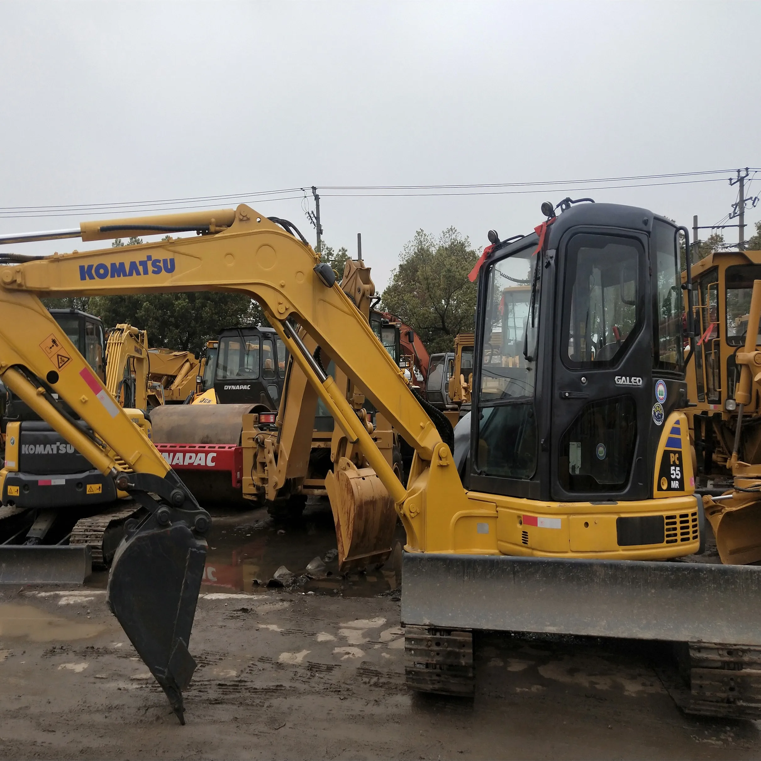 
High Quality Used K0matsu Mini Excavator PC55MR second hand excavator 