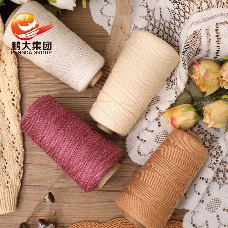 
Yarn crafts Dyed Thick Yarn Organic Combed Mercerized Milk Cotton for Crochet Hand Knitting Ring Fancy Color 