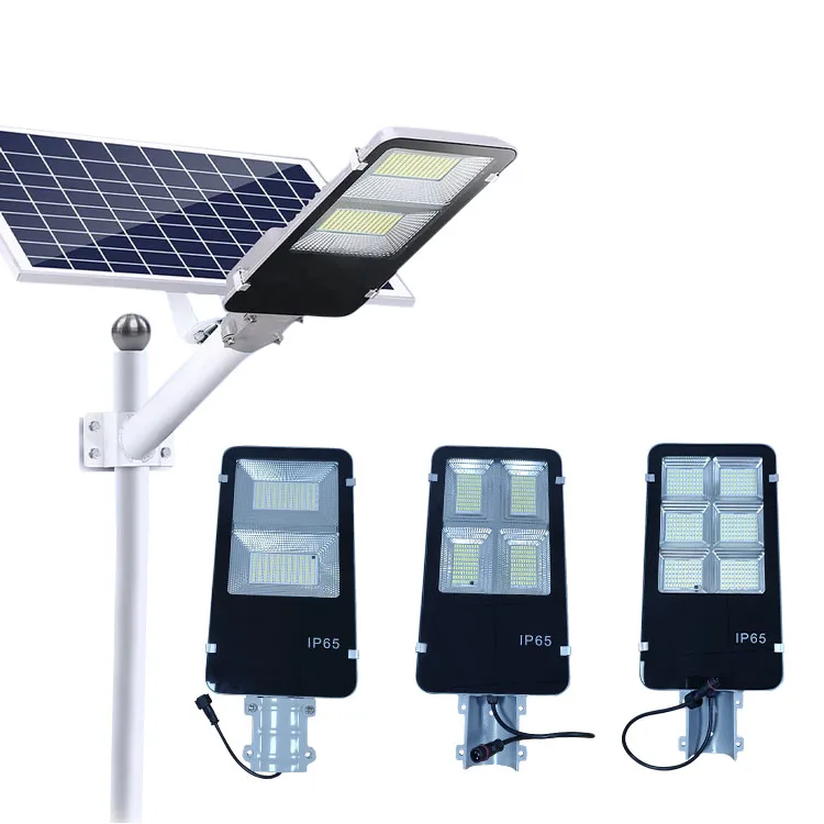 Price Luminaires 100W  200W 300W Outdoor Cob Solar Lights  High Quality Waterproof Led Solar Street Light