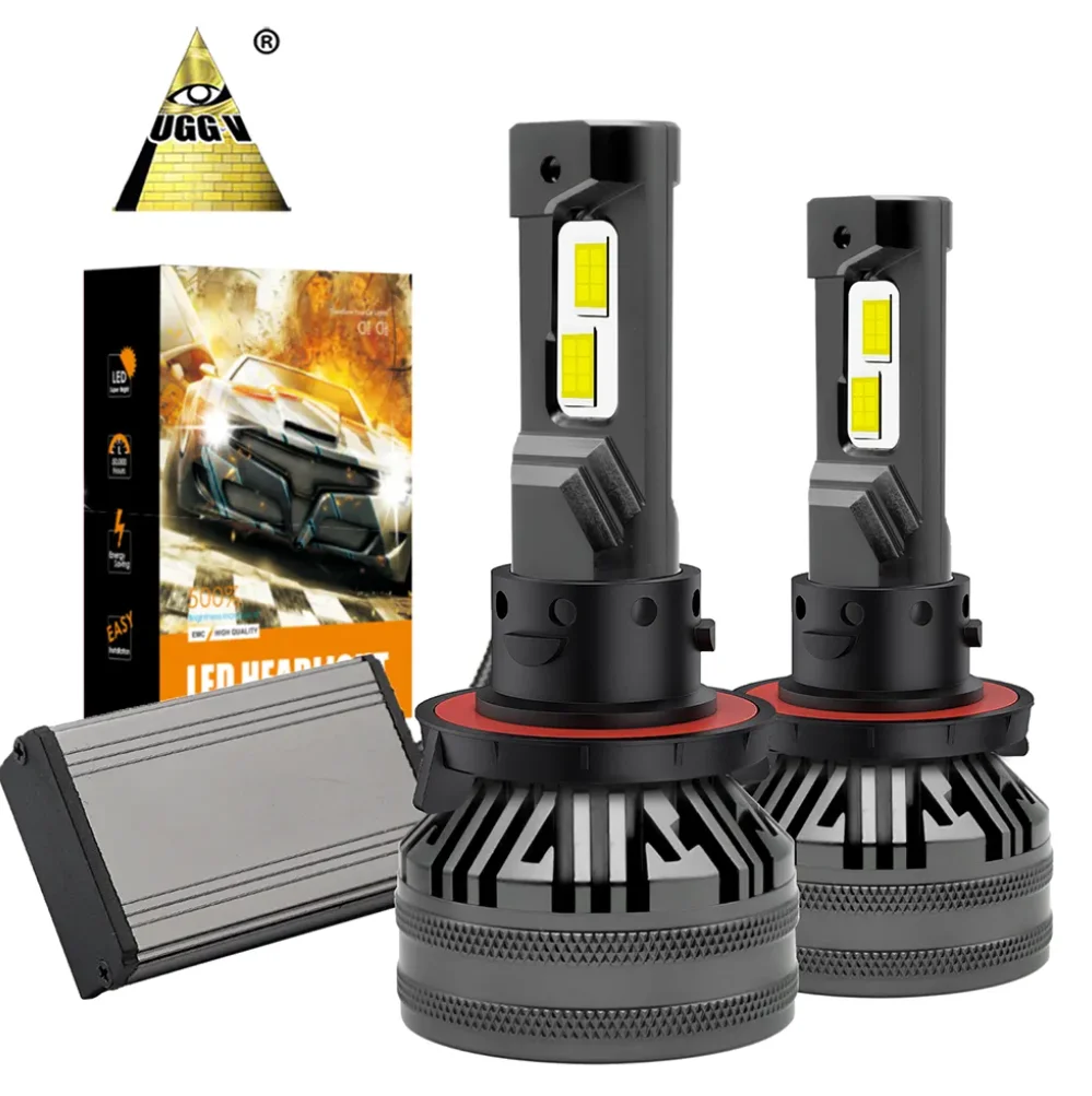 UGE22 H4 led headlight 2Pcs H7 headlight LED Bulbs CSP Chip High Power 80W 18000LM H8 H11 9005 9012 Car Headlight Head Lamp