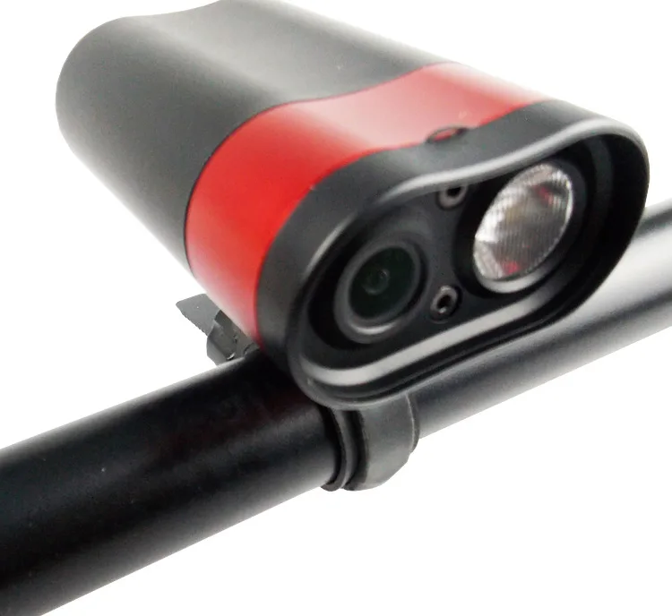 Vanci Full HD 1080P Front Bicycle 300lm LED Light Motorcycle Helmet Sports DV WiFi IP54 Bike Camera