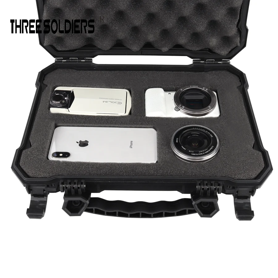 Tactical 12.6Inch Hand Case with Foam Padded  Magazine Protective Box  Hunting Accessories Storage Camera Case