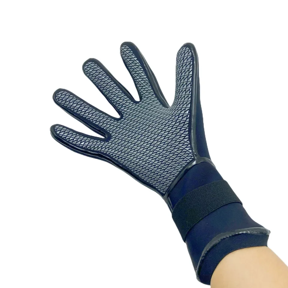 Hot Selling Dry diving  Adjustable Glued Seam 3.5mm 5mm Neoprene Watersports Surfing Diving Gloves
