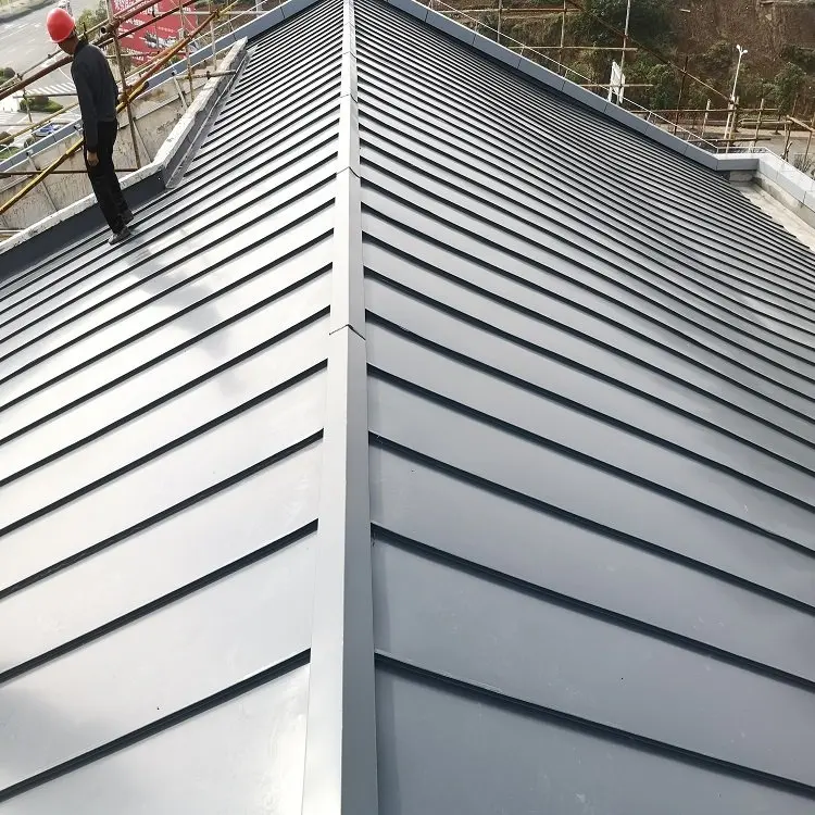 Chinese Supply High Performance 0.8mm YX25-400 Aluminium magnesium manganese alloy Corrugated Roofing Metal Sheets