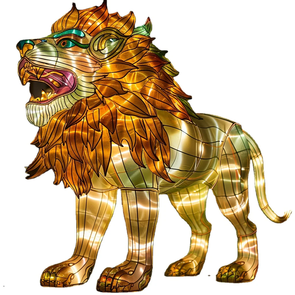 Wholesale Festival Lanterns Decoration Chinese New Year Festival Decorations Lion Animal Lantern For Sale