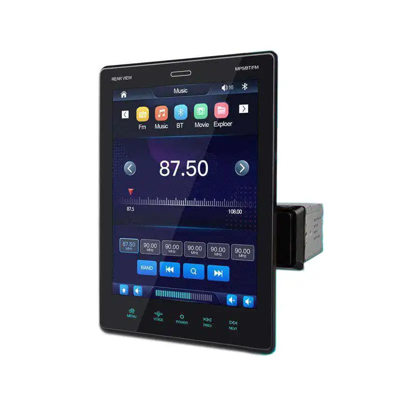 Сенсорный экран 9 5 дюймов android автомобильный радиоприемник QLED/IPS 1024*768 2 + 16 ГБ стерео универсальный Gps-аудиоплеер 1DIN мультимедийный плеер
