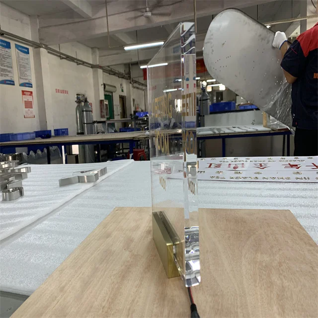 Custom office building address signs house number led door number sign hotel meeting room number plates