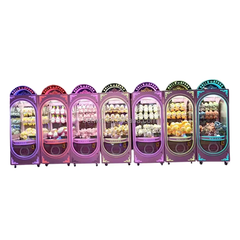 Kids Claw Machine Music Coin Operated Gabinete Gamer Game Mini Arcade Machine Vending Candy Grabber Machine