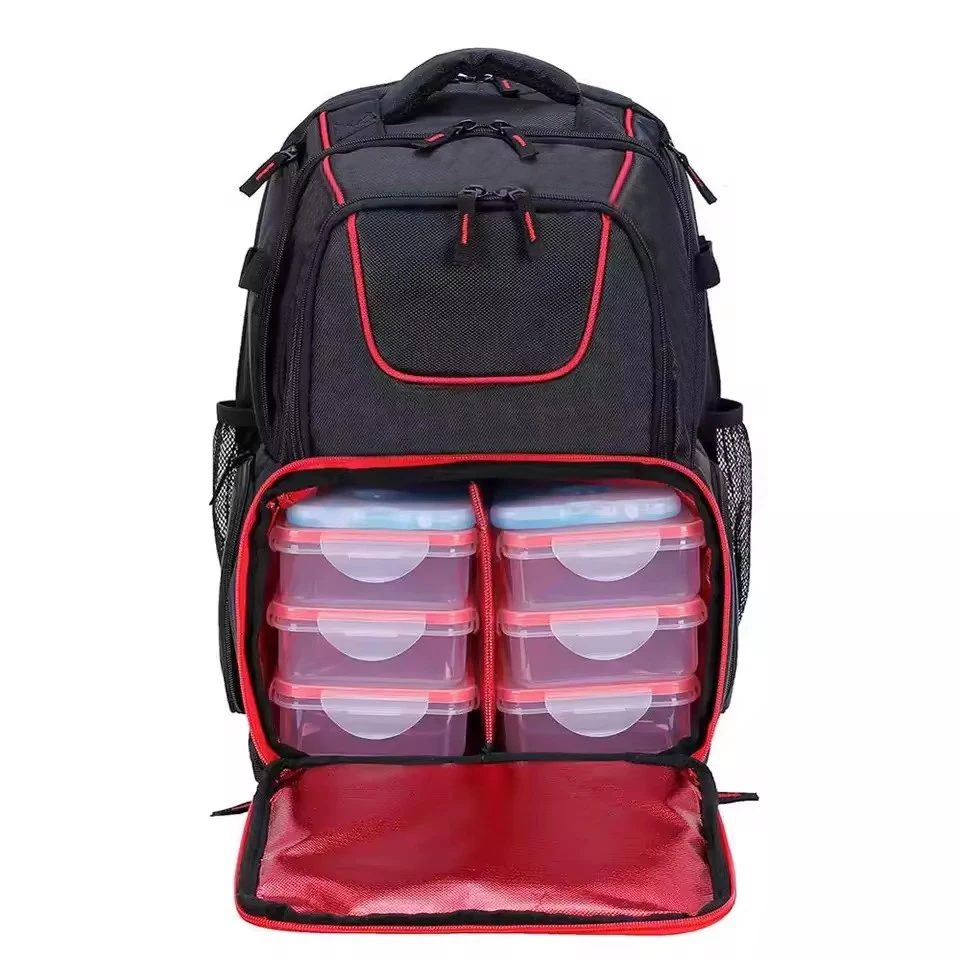 2023 New Alibaba Hot sale Polyester Water-proof Custom Oxford Insulated Fitness Waterproof Cooler Lunch Meal Prep Backpack