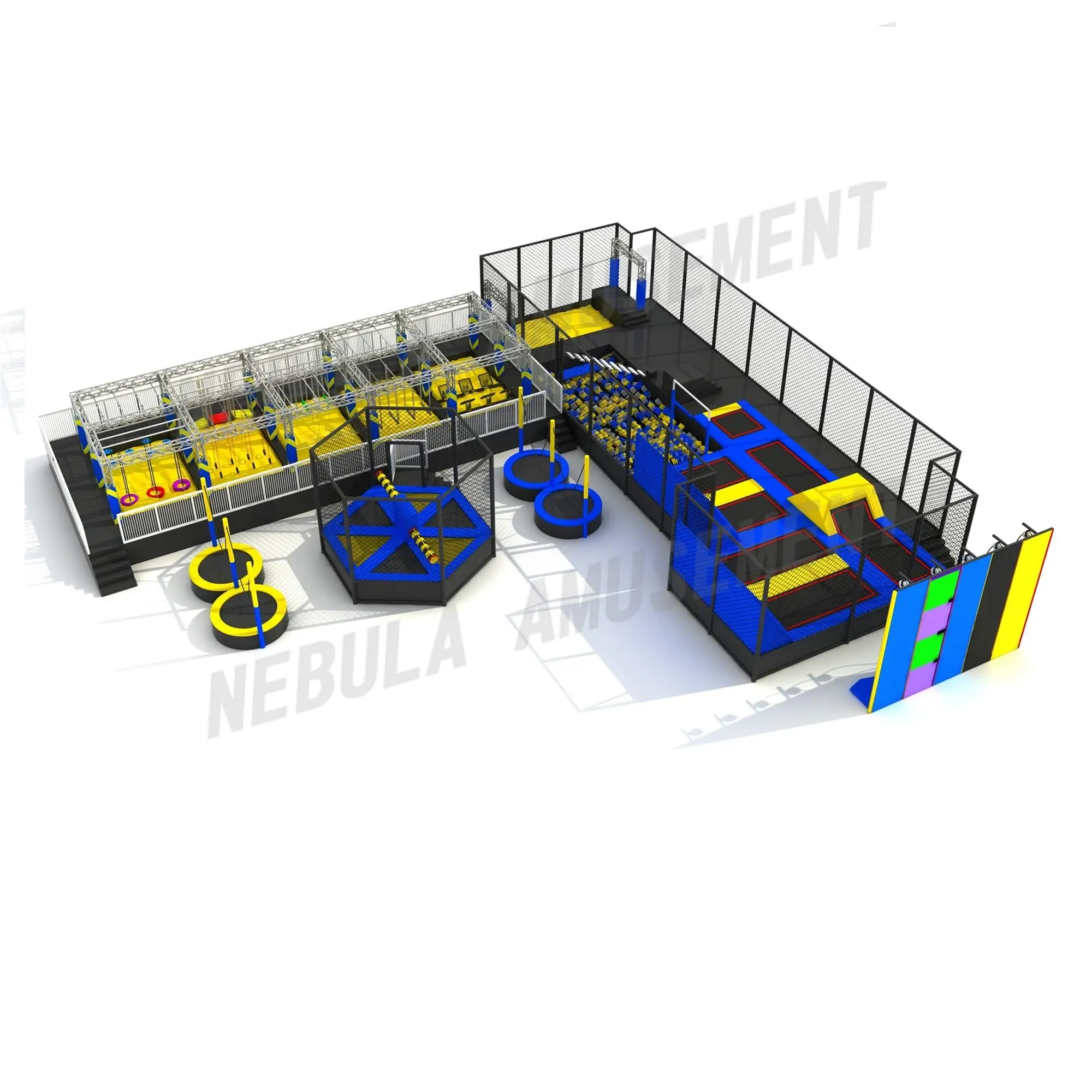 European Standard Trampoline Park, Rotating Jumping Trampoline