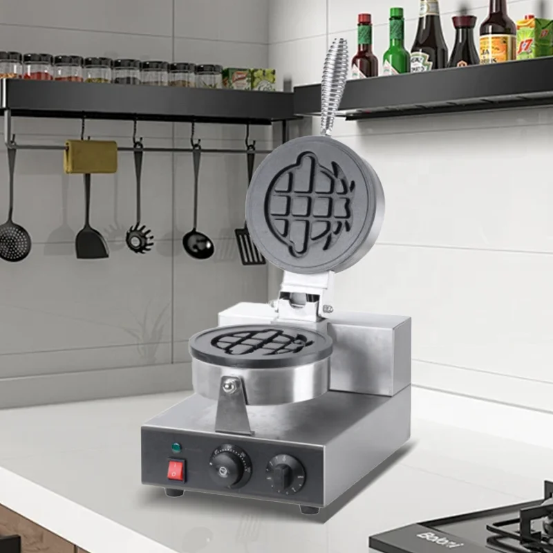 Wholesale  Commercial Stuffed Belgian Waffle Maker Restaurant Snack Shop Use Cartoon Shaped Electric Stuffed Waffle Maker