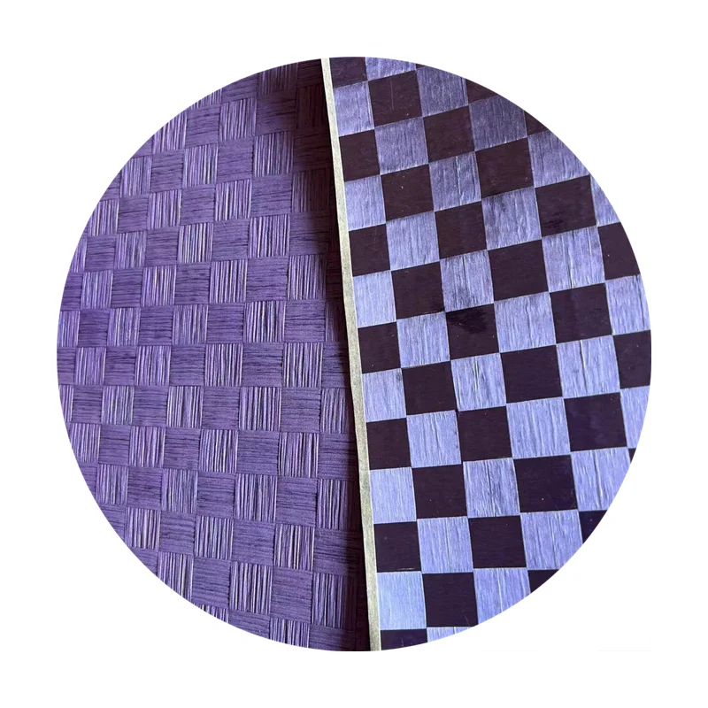 High Quality Colored Purple Fiber Carbon Cloth Electroplated 12K  Spread Tow  Carbon Fiber Fabric