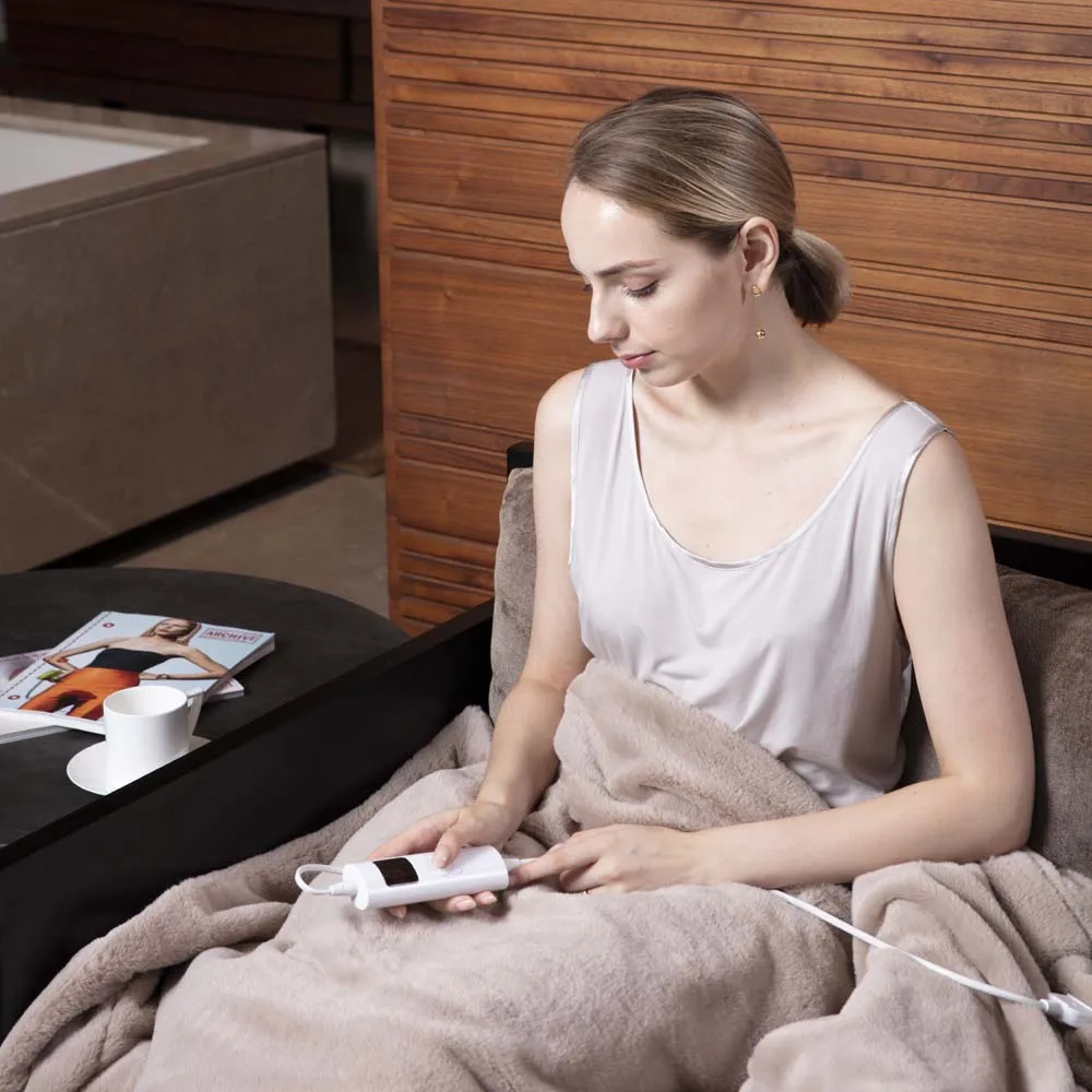 Plastic High Quality Heated Blanket Throw Made In China