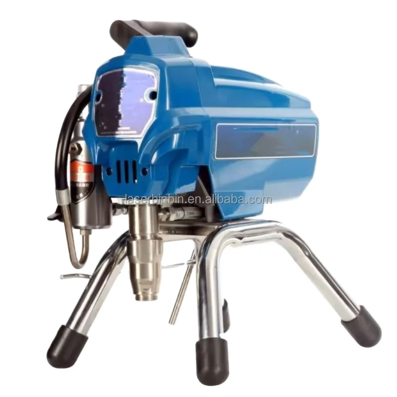 Portable 495 small airless paint sprayer piston pump manual from factory