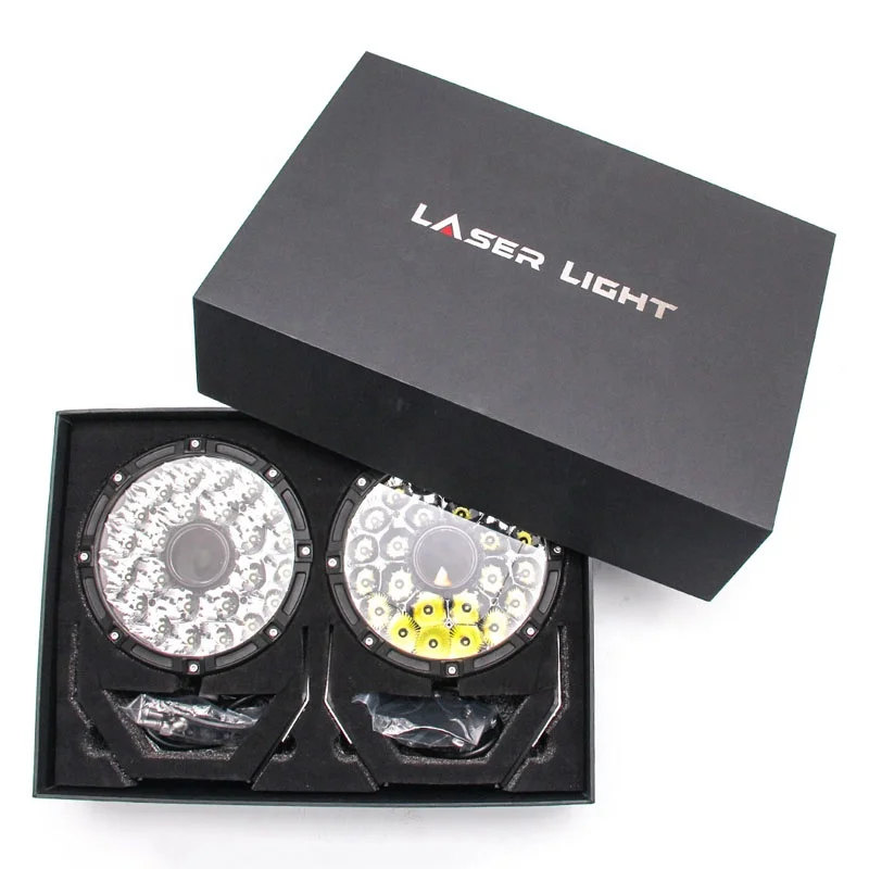  Автомобильные круглые противотуманные фары Aurora high lumen 2000m heay duty 2 шт. 6500k белые 8 5 дюйма 120 Вт лазерные дальнего