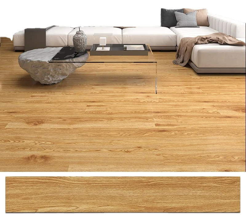 High gloss glue down vinyl plank flooring 2.0mm self-adhesive vinyl floor