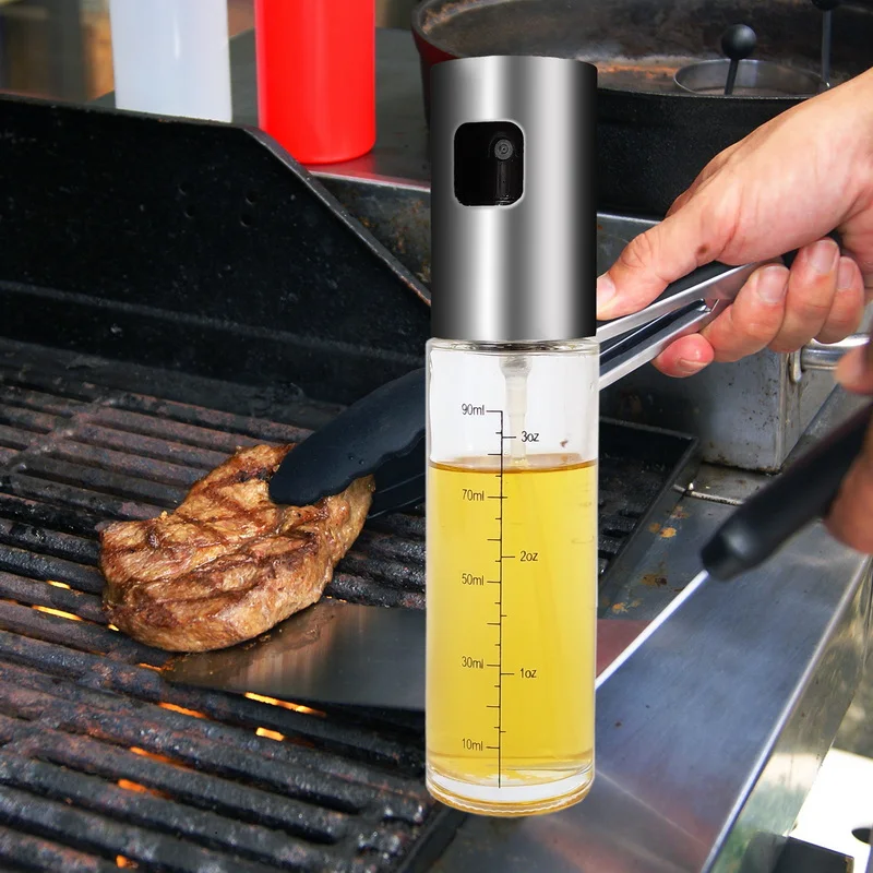  Amazon Hot Sale Oil Sprayer Glass pump for baking roasting vinegar BBQ kitchen