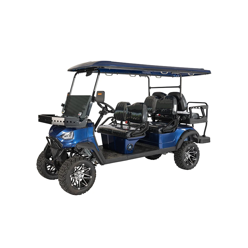 New Model Tourist Sightseeing 6 Passenger Golf Cart With Professional Meter