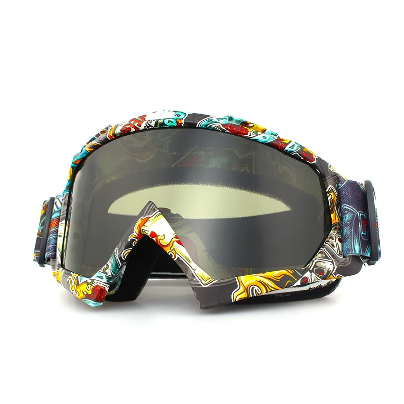 Factory Cheap Fashion Colors Safety Custom Riding Goggles Motocross Goggles Motorcycle Goggles