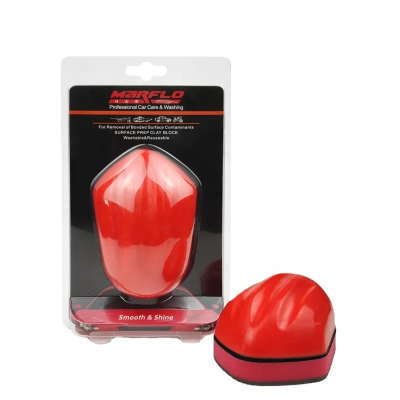 
BT-6046 красный волшебный глиняный брусок блок с Форма Мыши Pad детализация инструментов, уход за лакокрасочным покрытием, автомойка очиститель брусок глины OEM по Brilliatech 