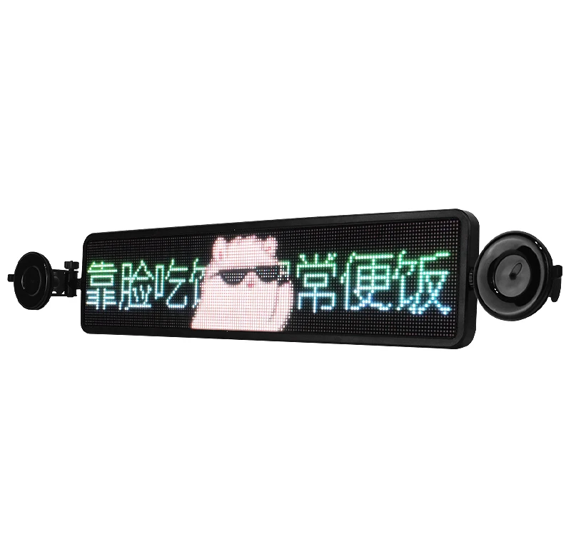 Wifi Control Glass Advertising Back Sign Taxi  Rear Window Digital For Car Led Screen Display