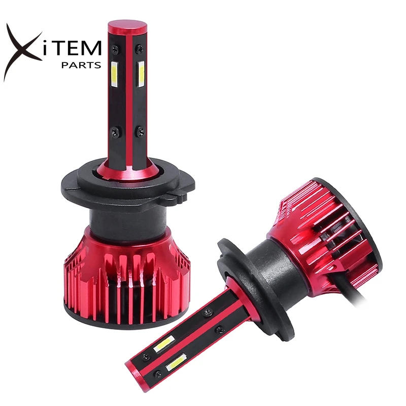 LED headlight CSP chips 4 sides LED headlight H4 H7 H11 H13 9007 car led headlight 10000lm