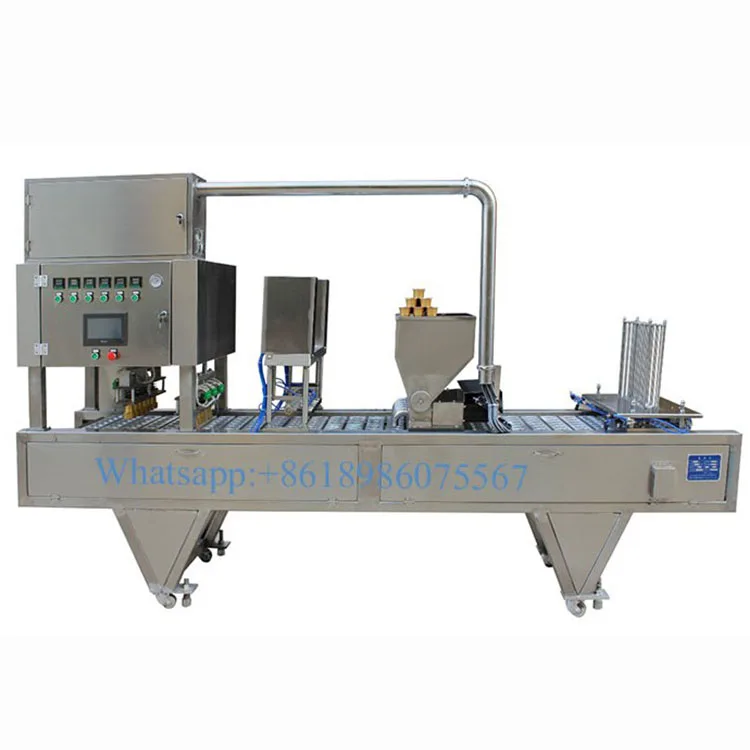 Automatic nespresso k cup keurig coffee powder capsule linear filler sealer machine