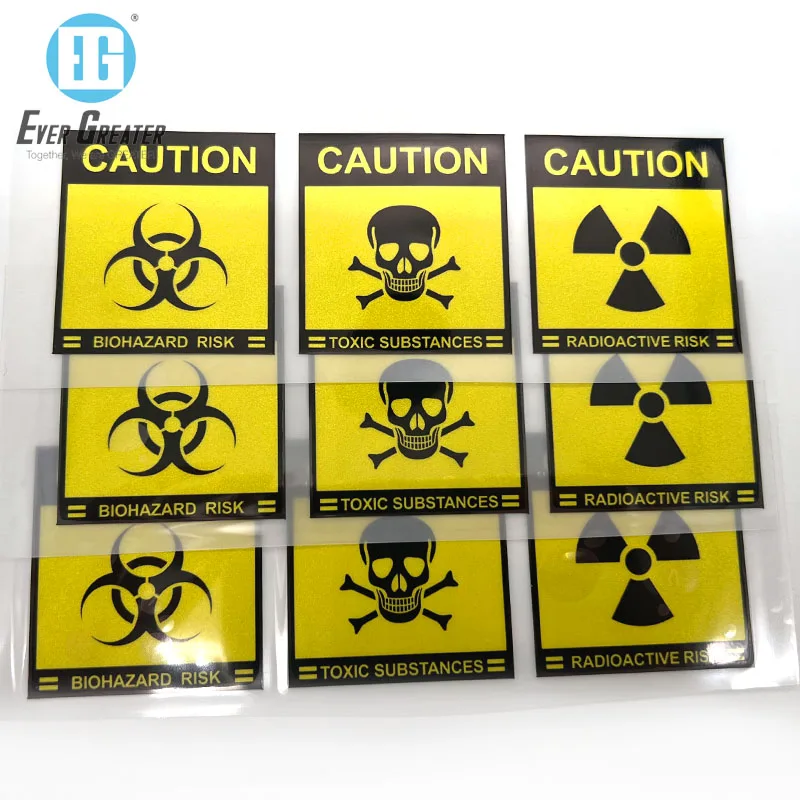 Vinyl Custom Factory Price Funny Warning Metal Sign