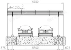 Wholesale Price Aluminum Profile Waterproof Solar Carport System Powered Structural of Waterproof Mount Solar Carport System