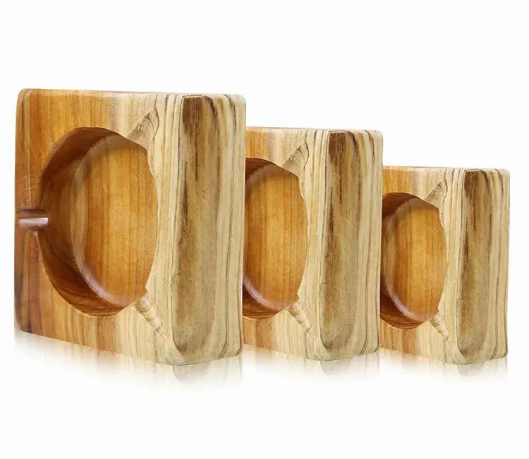 Aschenbecher aus Holz