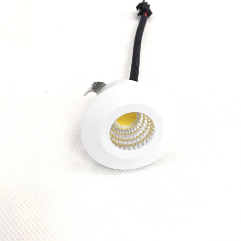 40mm cob LED Mini Downlight Under Cabinet Spot Light 3W for Ceiling Recessed Lamp