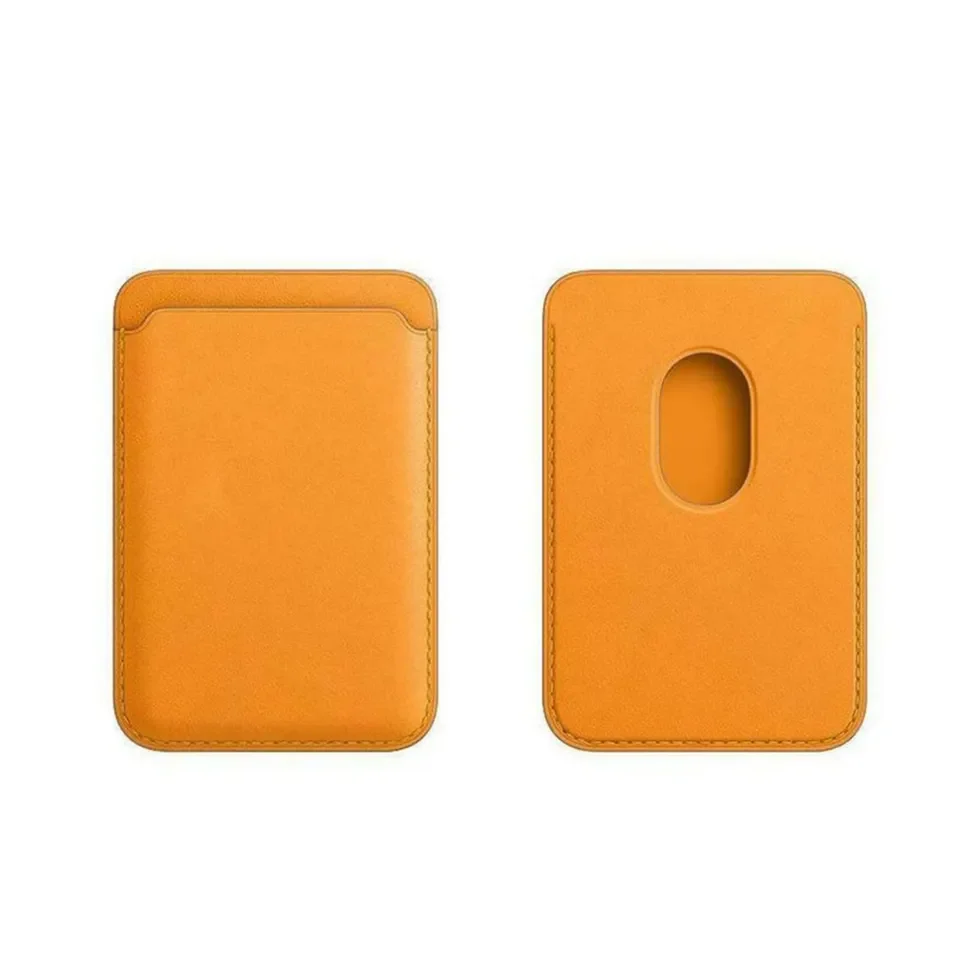 Wholesale Custom Wallet Phone Case Super Magnetic Sticker Leather ID Cover For iPhone Mobile Phone Card Bag