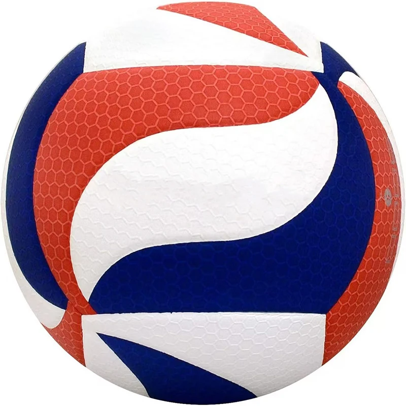 Hot Sale 4500 5000 Volleyball Customized Logos size 5 Super Fiber Soft PU Leather Volleyballs