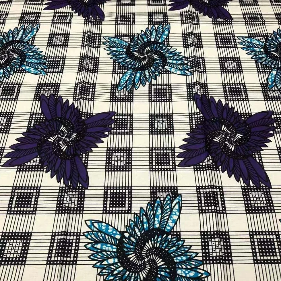 21S 100% Cotton java african fabrics printed fabrics african wax print for garment