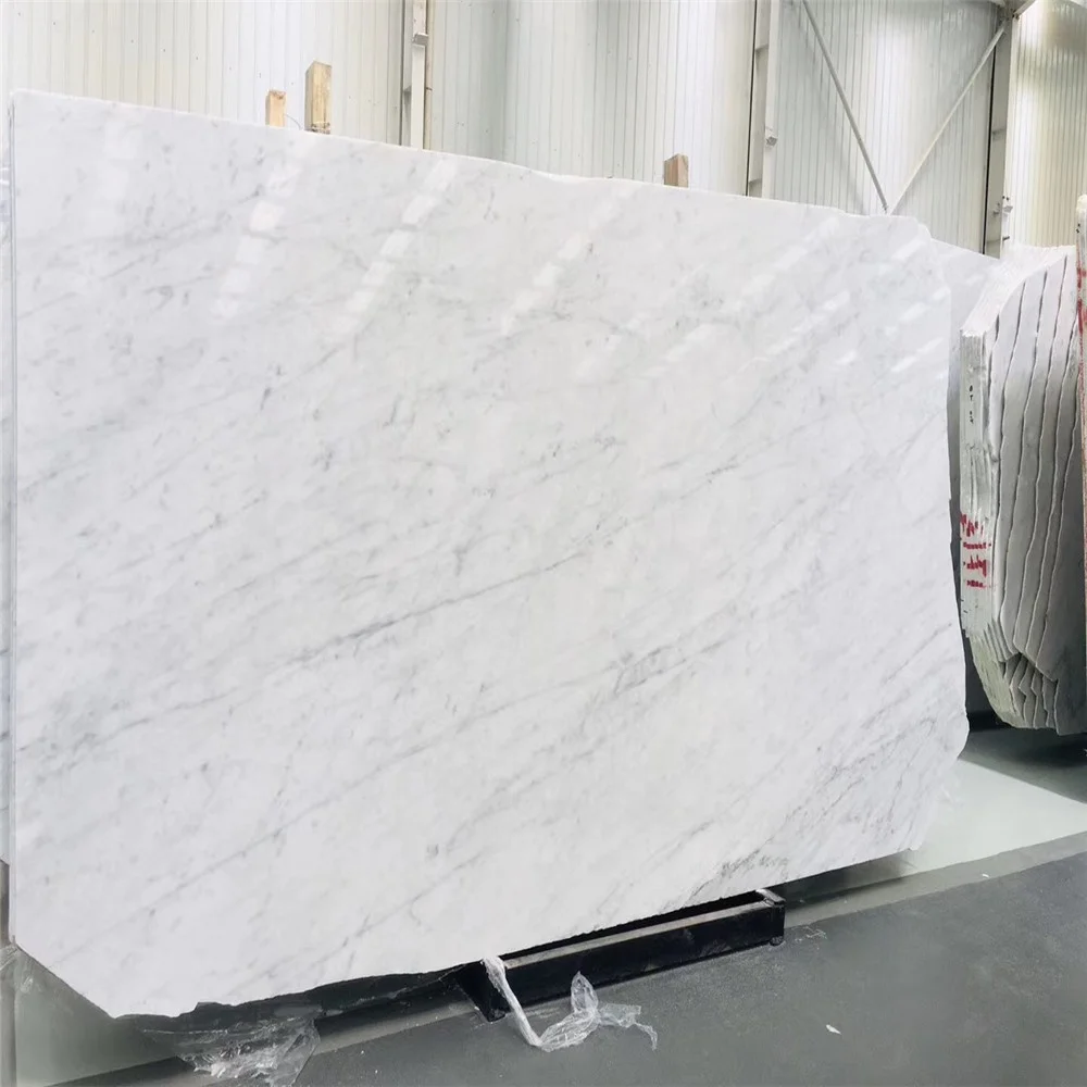 Полированный мраморный пол Bianco perlino carrara из белого мрамора по конкурентоспособной цене
