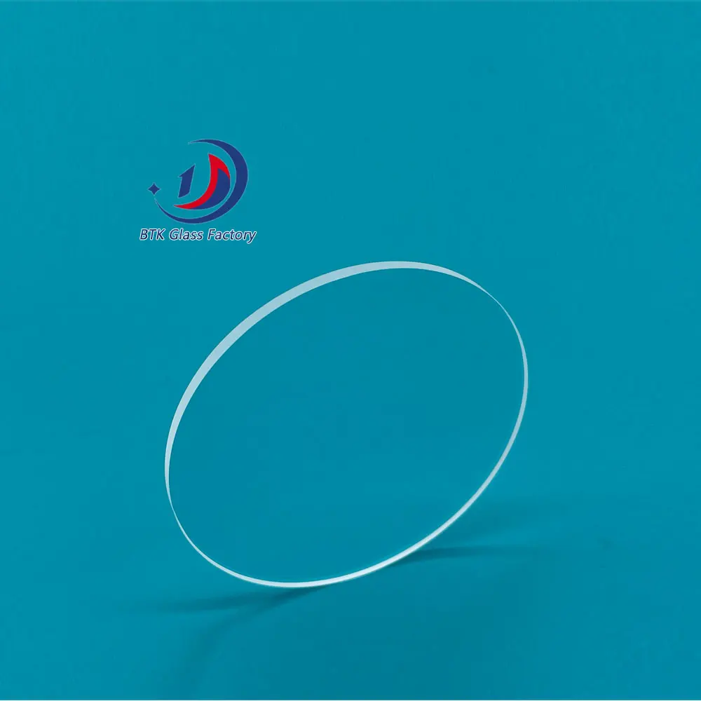 
Customized diameter 9.8mm ultra-thin sapphire optical window glass sheet 