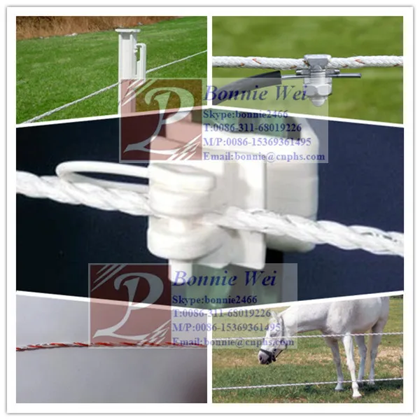 Diam 6mm wholesale Electric Conducting Fencing poly wire for animals