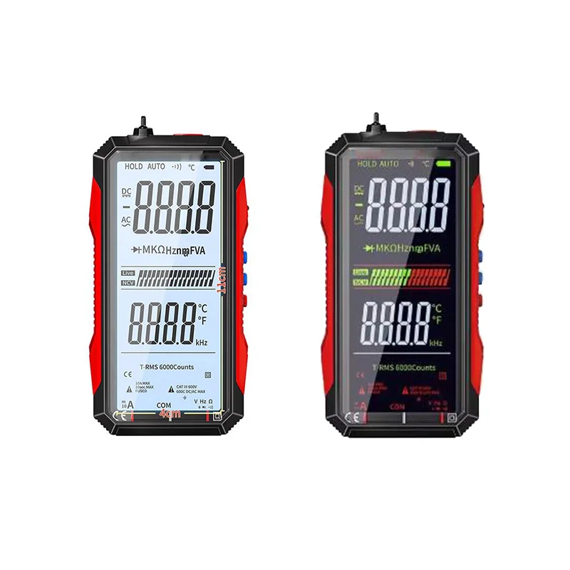 9999 Counts Smart Multi Meter Voltmeter & Ammeter  Digital Multimeter Voltmeter Ammeter AC DC Voltage Current Tester