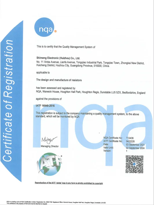 Precision Metal Film Film Resistors Through Hole Resistors Axial Leaded Resistors