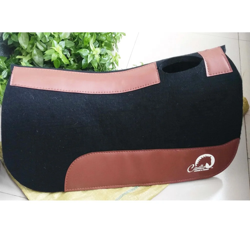 Оборудование для лошадей из 100% шерсти контурная лошадь коврик для седла из войлока