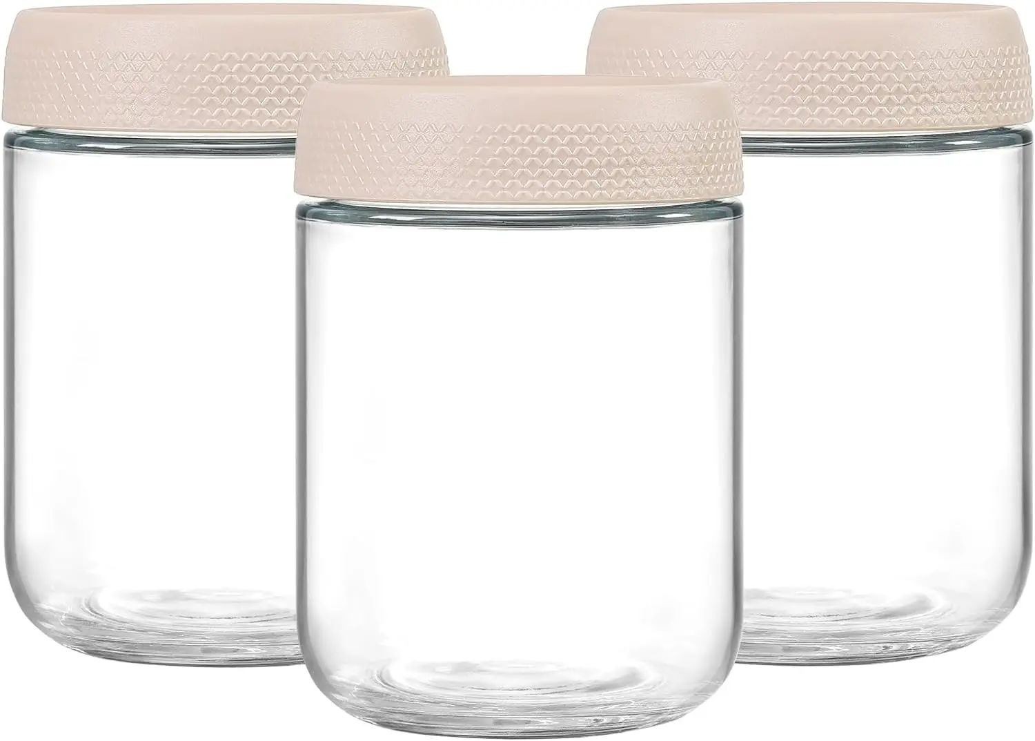 Стеклянные банки для йогурта