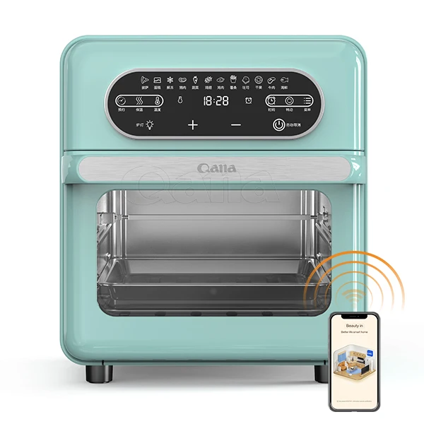 QANA воздушная фритюрница тостер печь 14 кварт Семейный Размер большая емкость конвекционная для выпечки брола пиццы жареного Обезвоженного тоста