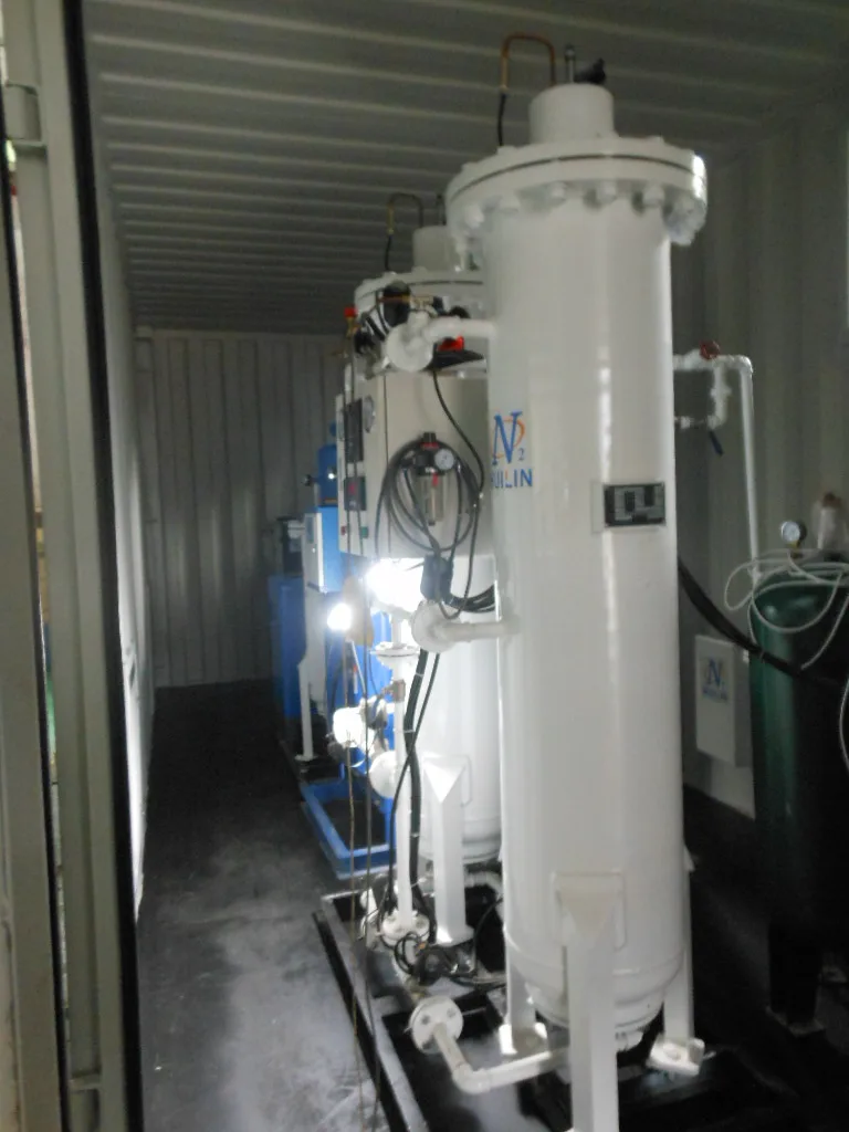 Automatic PSA Nitrogen Generator N2 Gas Generator Nitrogen plant  with cylinder filling system
