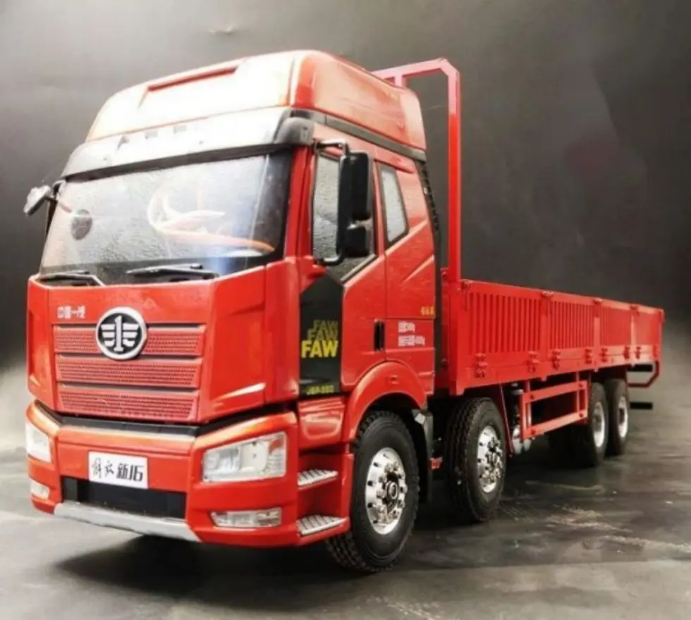 1:24  rc truck-1 / 24 rc truck all metal truck model Auman gtl4 * 2 4 * 4 dump truck