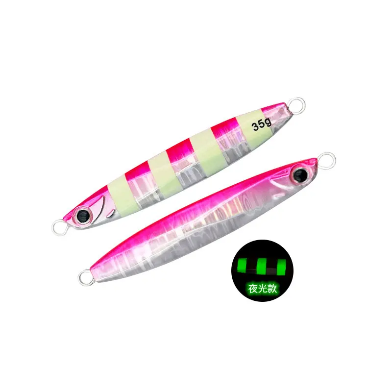 Metal Jig 60g Fast Drop Slow Pitch Jigs Metal Jig Flutter Swimmer in 35g 45g 60g 80g 100g for Sea Fishing