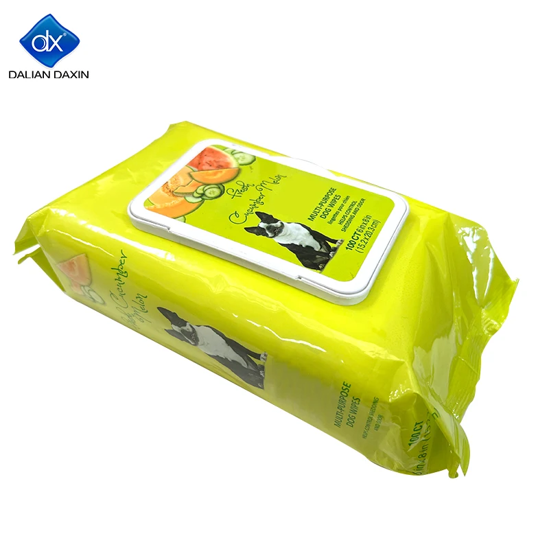 Wholesale Custom Disposable ECO Friendly Pet Cats Dogs Eyes Cleaning Wipes OEM All-Purpose Pet Wet Wipes
