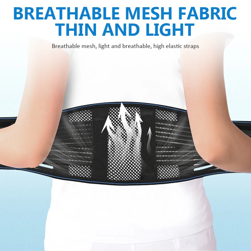 Adjustable sports safety spinal Lumbar Back Waist Support Belt For Weightflifting Spine Lumbar Back Waist Support Braces