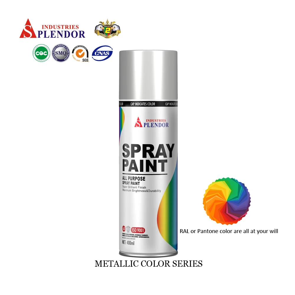 Custom modern auto care chemical gold plating colors mirror chrome polish effect car spray paint